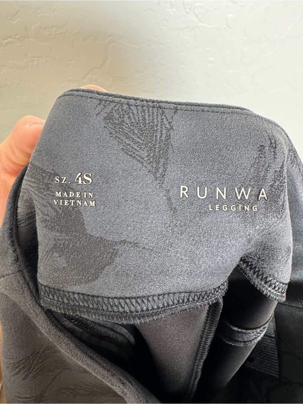 WHBM White House Black Market Gray Suede Inkling Foil Runway Leggings - Picture 4 of 16